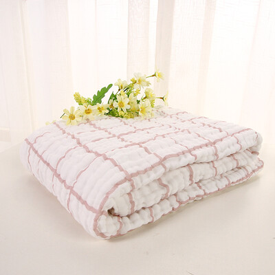 

WELLBER WELLBER baby Suya color six-story washed gauze bath towel lotus color 115 115cm