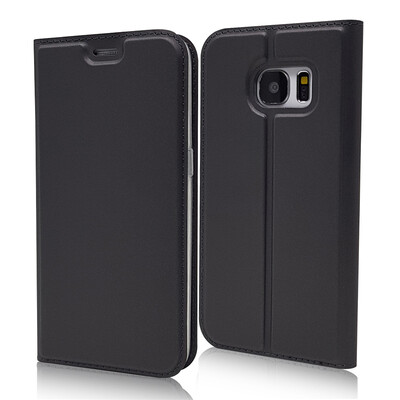 

Роскошный чехол Кошелек для Samsung Galaxy S7 Высокое качество Кожа PU Обложка Обложка Kickstand Anti-shock Полная защита