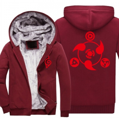 

2018 New Anime NARUTO Akatsuki Clothing Thicken Jacket Cosplay Sweatshirts Hoodie Luminous USA Size fast ship 5-10 days arrive