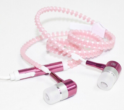 

Headphones Metal Zipper Luminous Earphones For IPhone Samsung Xiaomi Huawei LG Sony Mobile Phones
