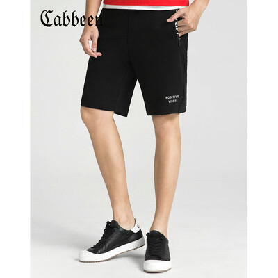 

Carbine CABBEEN 3182161508 Carbine Mens Slim Pants Casual Knit Shorts Personality Youth Spring&Summer Midfoot Pants Tide Brand Personality J Coal Black 01 48170M