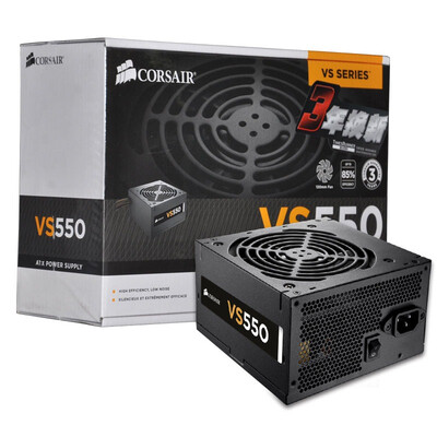

Американская Corsair (USCorsair) Номинальная мощность 550W VS550 (сертификат 80PLUS / 12см вентилятор эффективность / конверсия 85% / Active PFC / гарантия три года)