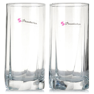 

Jingdong Supermarket] Pasha Paji (Pasabahce) Glass Cup 380ml Beverage Juice Cup 2 Pack 42358
