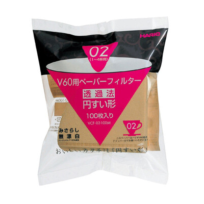 

Jingdong supermarket HARIO Japan imported V60 series 02 wood color coffee filter paper VCF-02-100M