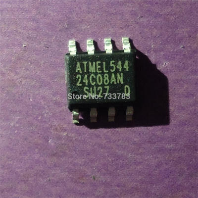 

10pcslot AT24C08AN 24C08AN 24C08A 1K X 8 I2C2-WIRE SERIAL EEPROM PDSO8
