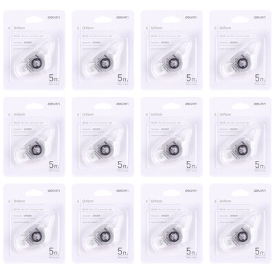 

Deli deli zero series simple&non-printing wind 12 students 5m correction tape correction tape correction belt 7232