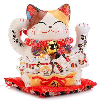 

[Супермаркет] Джингдонг Стон Workshop Lucky Cat King открылся магазин украшений двигаться Ким Юна Жыву электрических махать Лаки Cat керамической SC53433