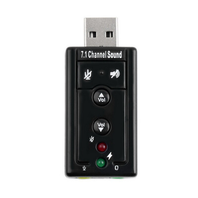 

мини - USB 2.0 3D виртуальный до 12 внешних 7.1 канал аудио звуковой карты адаптер