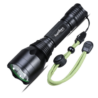 

Supfire C10 rechargeable light flashlight R2 led home riding outdoor self-defense lights