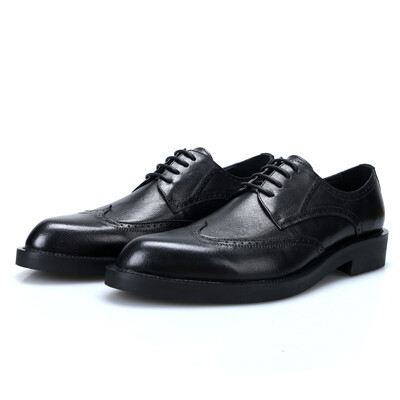 

2018 Spring New Business Shoes Dress Leather Carved Mens Shoes