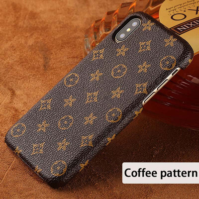 

LANGSIDI Genuine Leather Phone Case For iPhone X High Quality Print Cover Anti-shock Back cover