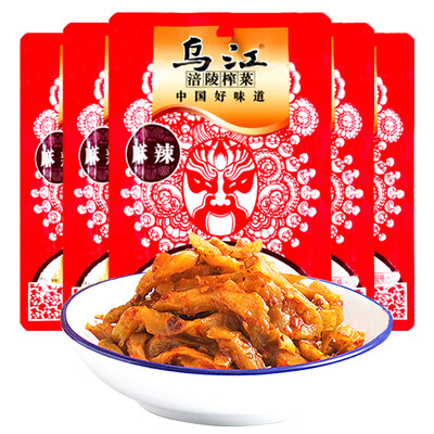 

Wujiang spicy red oil mustard 80g5 bag