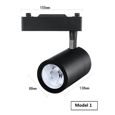 

30W LED Tracking Light clothing store backdrop Gallery High-power rails Spotlights Ceiling 30W 6000K white light