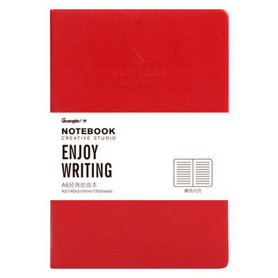 

Guangbo A leather surface business notebook office stationery blue GBP20002