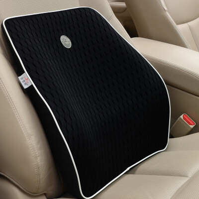 

KING ETING Car waist space memory cotton back cushion car office pillow belt waist pillow Y5 breathable waist black