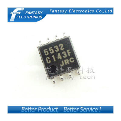 

2PCS NJM5532M SOP8 NJM5532 SOP HIGH PERFORMANCE LOW-NOISE DUAL OPERATIONAL AMPLIFIER JRC5532 SMD free shipping