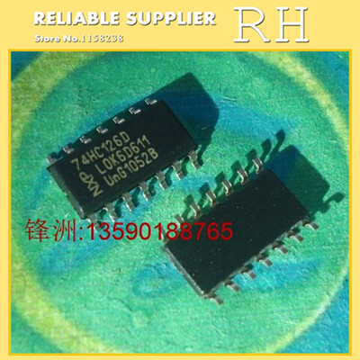 

100pcs/lot 74HC126 74HC126D SN74HC126DR SOP14