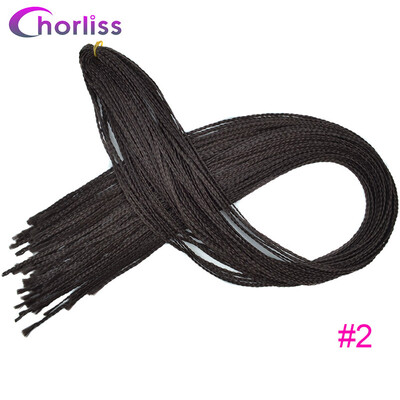 

Chorliss Crochet Box Braids Colored Synthetic Hair Extensions 28Bug Gray Blonde Purple 613 Synthetic Hair Extensions
