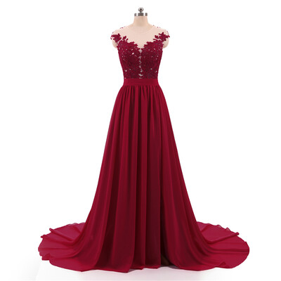 

Beach Wedding Dresses 2018 A-Line Side Slit Elegant Lace Appliques Chiffon Plus Size Wedding Bridal Gowns Dress Vestido De Noiva