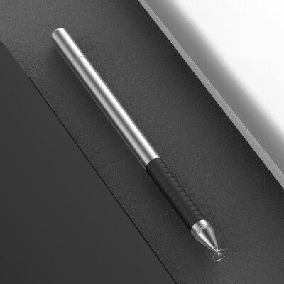 

Pai mobile phone ipad capacitor pen fine head touch touch screen tablet painting pen mobile phone universal Apple Android painting stylus finger painting pro silver white