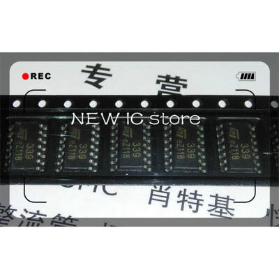 

100 Original New LM339 LM339D LM339DT LOW POWER QUAD VOLTAGE COMPARATORS SOP-14 IC x 500PCS