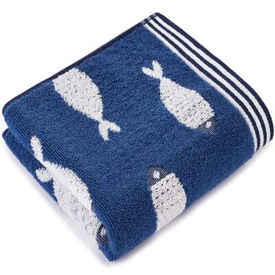 

Sanli cotton satin jacquard fish towel single loading