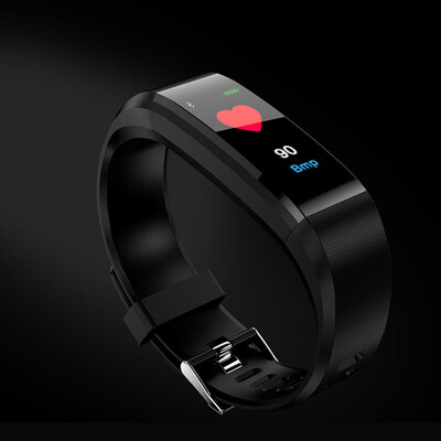 

Цветной экран Smartband Heart Rate Monitor крови кислородное кровяное давление браслет для фитнеса Flex Bracelet для Android iOS APP Watch