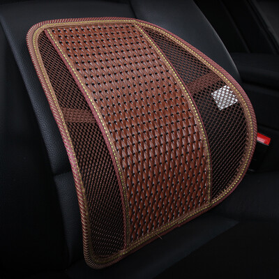 

Nine hundred WY-1815 summer car cushion office waist support lumbar mesh mesh imitation rattan waist waist by brown