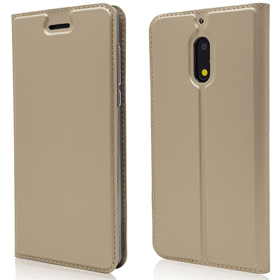 

Роскошный чехол для кошелька для Nokia 6 Prime Высококачественная искусственная кожа с флип-крышкой Kickstand Anti-shock Полная защита