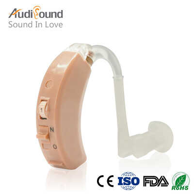 

Audisound Touching Hearing Aid Amplifier Hearing Aids Best Sound Amplifier Behind The Ear Hearing Aid with 2xAG5 Battery