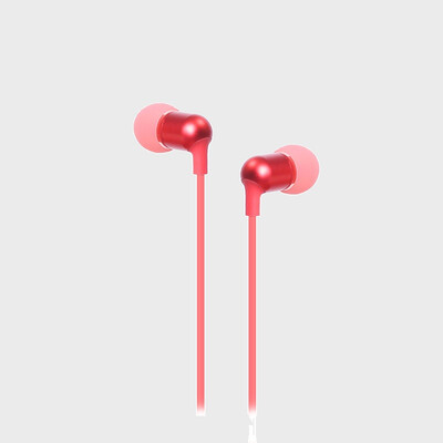 

NetEase Cloud Music Oxygen Wired Headphones HIFI In-Ear Style Wire Control Chicken with Wheat Call Headset Red ME01W