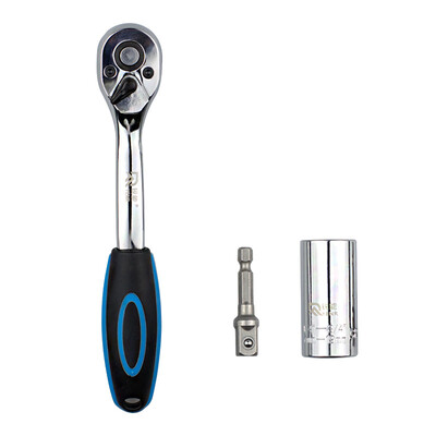 

RAYENR Universal Socket Ratchet Wrench Set Multifunction Magic Socket Quick Ratchet Flyer Sleeve Electric Wrench Universal Tool NR9102