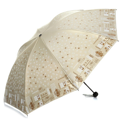 

Paradise Umbrella Mocha Life Double-sided Color Plastic Sunscreen 30 Clear Umbrella 33131E Light Bronze
