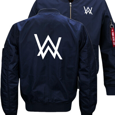 

Alan Walker Faded the same Bomber Flight Flying Jacket Winter thicken Warm Zipper Men Jackets Anime Mens Casual Coat