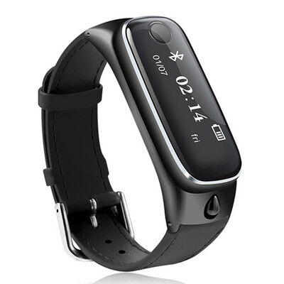 

Smart Bracelet band Bluetooth 4.0 Гарнитуры Сонный монитор Фитнес-трекер для IOS Android Phone Call Watch Информация Push Ear