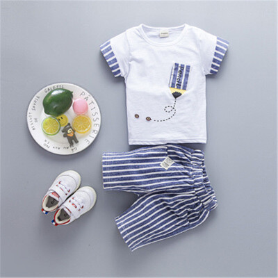 

Boy Clothing Sets Summer Boys Clothes Children Clothing T-shirtShorts Kids Clothes Toddler Boy Outfits Sport Suits