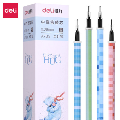 

Deli deli a few meters 20 038mm gel pen refill full needle pen pen pen refill black A783