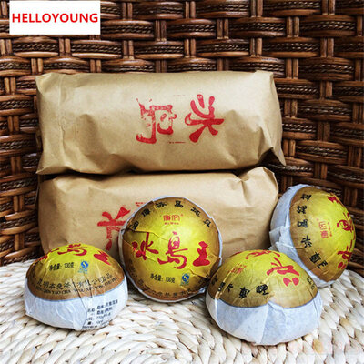

2012 year Wholesale Yunnan Pu'er tea raw puer tea 100g Iceland Wang sheng puerh Tuo tea puerh 100 g health food for weight loss