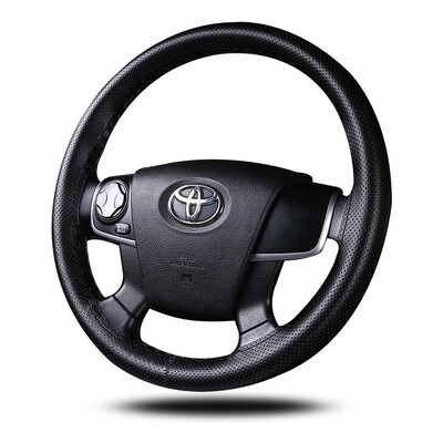 

Antarctic Nanjiren leather hand sewing car handle car steering wheel set car with leather hand sewing set four seasons universal vent black side black