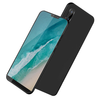 

KOLA vivo X21 Mobile Shell vivo X21 Cover Micro Sand Silicone Anti-fall Soft Case Cover Black Screen Fingerprint Version