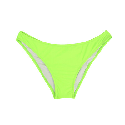 

2018 Girls Sexy Low Waist Candy Colors Bikini Bottom Women Print Cheeky Small Swim Briefs Sporty Shorts