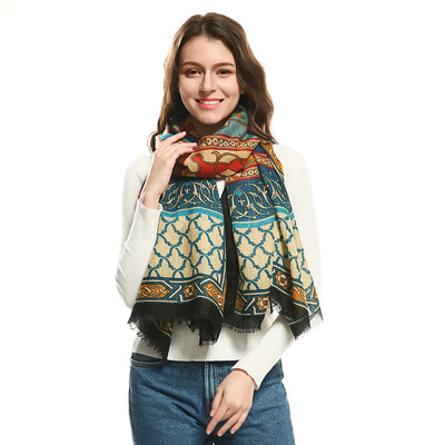 

JeouLy2018 Scarves for women new fashion sjaal Spring New Cotton long Scarf Geometric stole Sunscreen Shawl hijab cape 180100cm