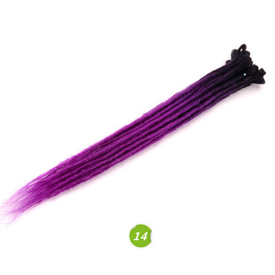 

Ombre Crochet Braids Hair 24 inch Kanekalon Dreadlocks 24 Colors Available synthetic Hair Extensions