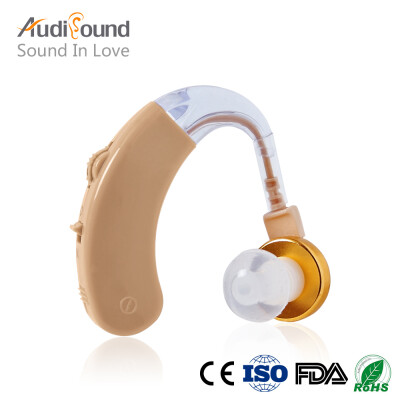 

Audisound Brand New Hearing Aid Sound Amplifier For The Elder Hearing Device Sound Enhancer Ear Care Ear Health with LR44H Battery