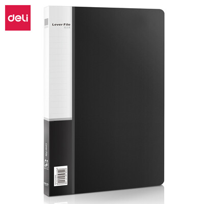 

Deli deli 5301 Utility Folder A4 Single Power Clip Insert Bag Black Single Pack