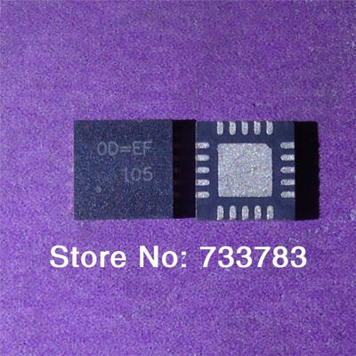 

5pcs/lot RICHTEK Model code:0D= (0D=EG 0D=EF 0D=EL...) QFN-20