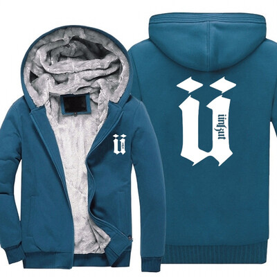 

2018 New USA SIZE Men Winter Autumn Hoodies unkut pattern Fleece Coat Baseball Uniform Sportswear Jacket wool