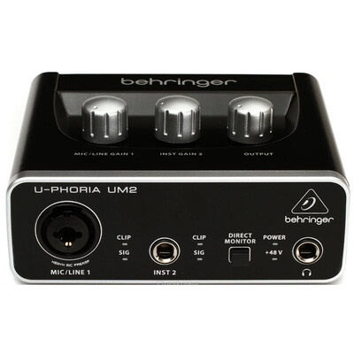 

BEHRINGER UM2 звуковая карта UMC204HD UMC404HD USB звуковая карта Behringer UM2