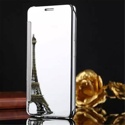 

Samsung Galaxy A5A7A8 2018 Luxury Mirror View Mirror PU Cover Flip Smart Clear Window Phone Case