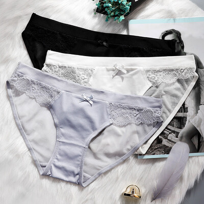 

Scarecrow MEXICAN Panties Lace Low-rise Sexy Mesh Openwork Briefs 3 Pack 81825 Sexy Mesh Combination 1 M